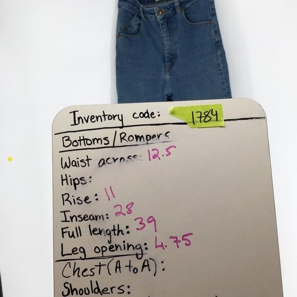 Rolla's Eastcoast Ankle High Rise Skinny Jeans - Stacey Blue size 26 - Picture 9 of 12